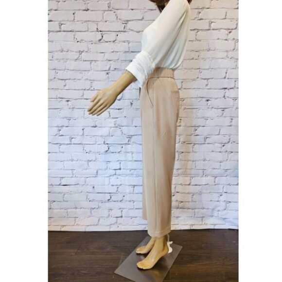 NWOT!!! RW&Co., Beige colour wide leg cropped pants - Picture 7 of 13